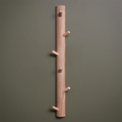 NAW Vertikal knage i Egetræ - KARIN, 6 knager 