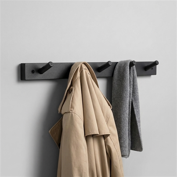 NAW knage i Birketræ - AURELIA - 5 knager, SORT