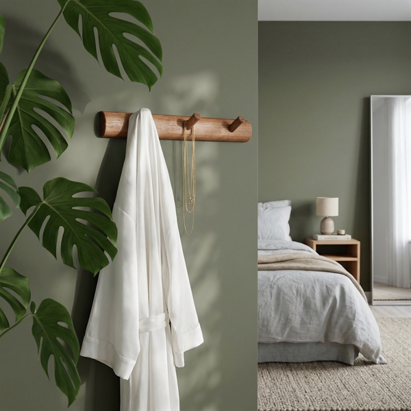 NAW Knage i Olieret Egetræ - INGA, 3 knager