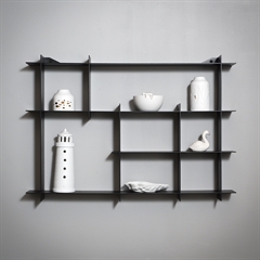 Como Niveau Display Hylde, Medium, Sort