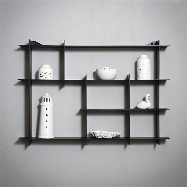 Como Niveau Display Hylde, Medium, Sort