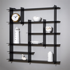 Como Niveau Display Hylde, Large, Sort