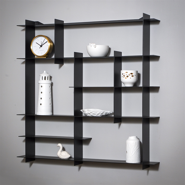 Como Niveau Display Hylde, Large, Sort