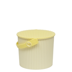 Omnioutil Plastikspand - Pastel Lemon Yellow - Mini 4 liter