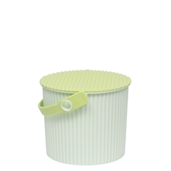 Omnioutil Plastikspand - Pastel Melon Green - Mini 4 liter