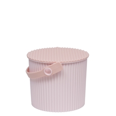 Omnioutil Plastikspand - Pastel Peach Pink - Mini 4 liter