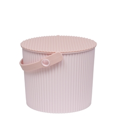 Omnioutil Plastikspand - Pastel Peach Pink 8 liter