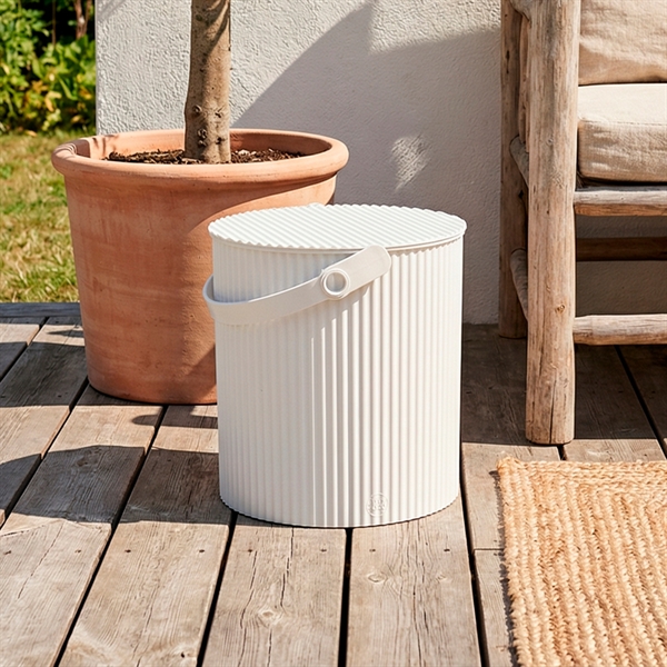 Omnioutil Plastikspand - Hvid. 20 liter