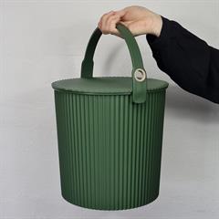 Omnioutil plastikspand 10 liter, armygrøn
