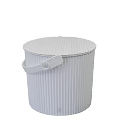 Omnioutil Plastikspand - Hvid. 8 liter