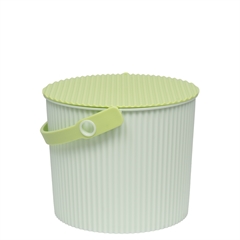 Omnioutil Plastikspand - Pastel Melon Green 8 liter