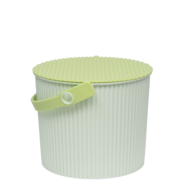 Omnioutil Plastikspand - Pastel Melon Green 8 liter