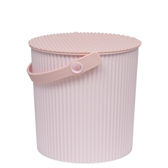 Omnioutil Plastikspand - Pastel Peach Pink - 10 liter