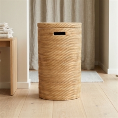 Opbevaringskurv i bambus - BALI - Lys natur, Small