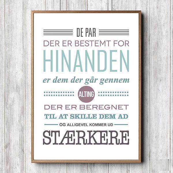 Plakat - Stærke par, colors