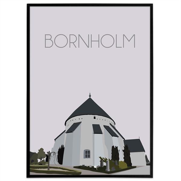 Bornholm plakat med Østerlars