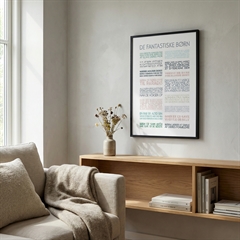 Plakat - De fantastiske børn, colors