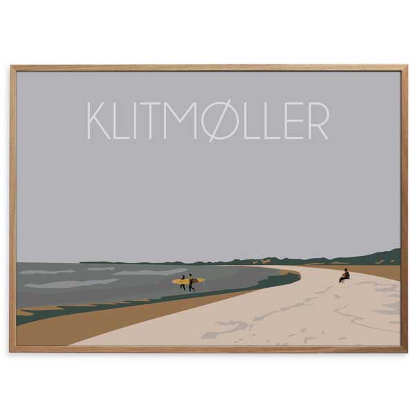 Danmark Plakat - Klitmøller