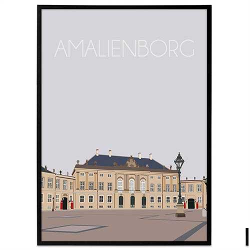 Plakat - Danmark - Amalienborg