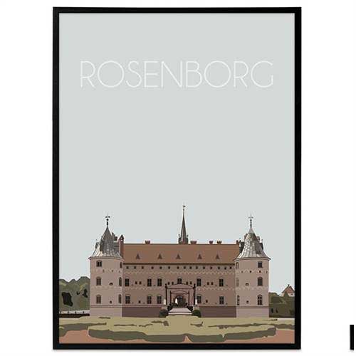 Plakat - Danmark - Rosenborg