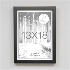 Lucca Træramme str. 13x18 cm. - SORT