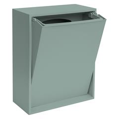 ReCollector væghængt box til affaldssortering - Iron Blue