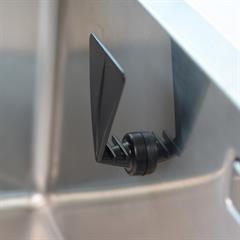Magnetisk holder til opvaskebørsten, sort til stålvaske