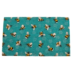 Rex London Dørmåtte i kokos 43x73 cm - Humlebier