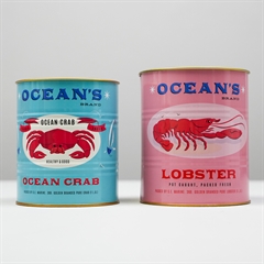 Rex London Metaldåser - Oceans Brand Medium. Sæt med 2 stk