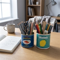 Rex London Metaldåser - Lemon/Harissa. Sæt med 2 stk