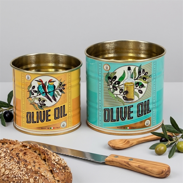 Rex London Metaldåser - Olive Oil mini. Sæt med 2 stk