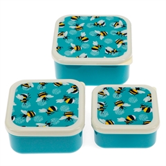 Rex London Snack Boxes. Sæt med 3 stk. Humlebi