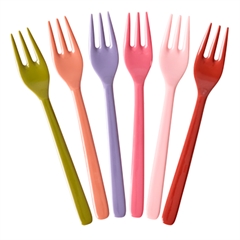 RICE Kagegafler i melamin, Multi Colors, 26