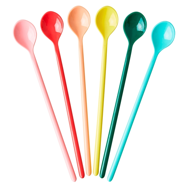 RICE Latte Skeer i melamin, DANCE OUT COLORS