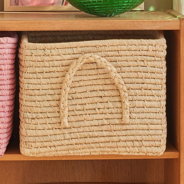 RICE Raffia kurv - NATUR