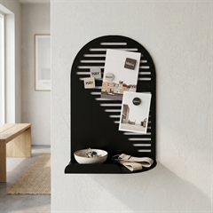 SECTOR Entréhylde i metal - Sort