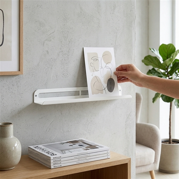 SECTOR Gallerihylde i metal - 27,5 cm. Hvid