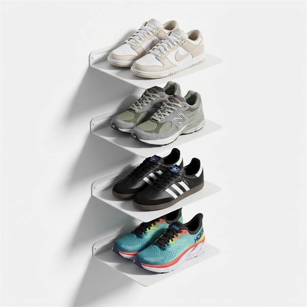 SECTOR skohylde til væggen - Hvid