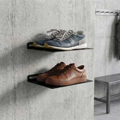 SECTOR skohylde til væggen - Sort