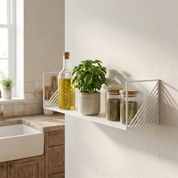 SECTOR Væghylde - Shapes - Hvid