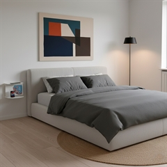 Sengebord - hvid - elegant design