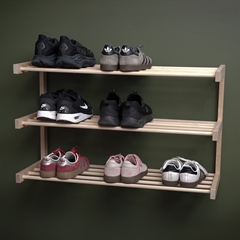 NAW Hilda Skoreol til vægophæng i Birketræ - 3 Hylder