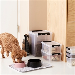 Foodsafe plastkasse til opbevaring - 34 x 25 cm