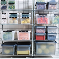 Plastkasse til opbevaring af fødevarer - 34 x 25 cm