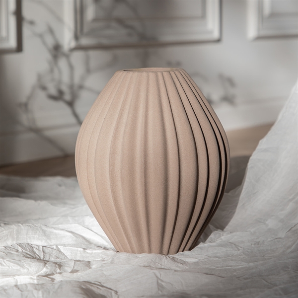 Specktrum vase i keramik - Luna, Sand