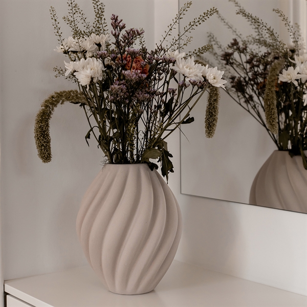 Specktrum vase i keramik - Flora, Sand