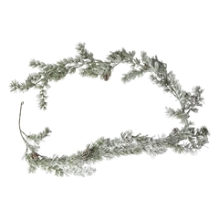 Speedtsberg Kunstig Guirlande i gran med sne og kogler 170 cm