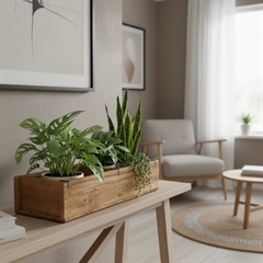 Speedtsberg Trækasse i genbrugstræ - Todelt. 70x29 cm