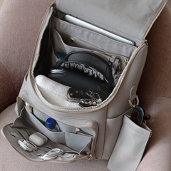 Stackers Luxus rygsæk, super soft, taupe