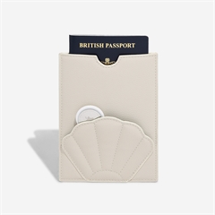 Stackers Passport Sleeve - Til Pas - Shell, oatmeal